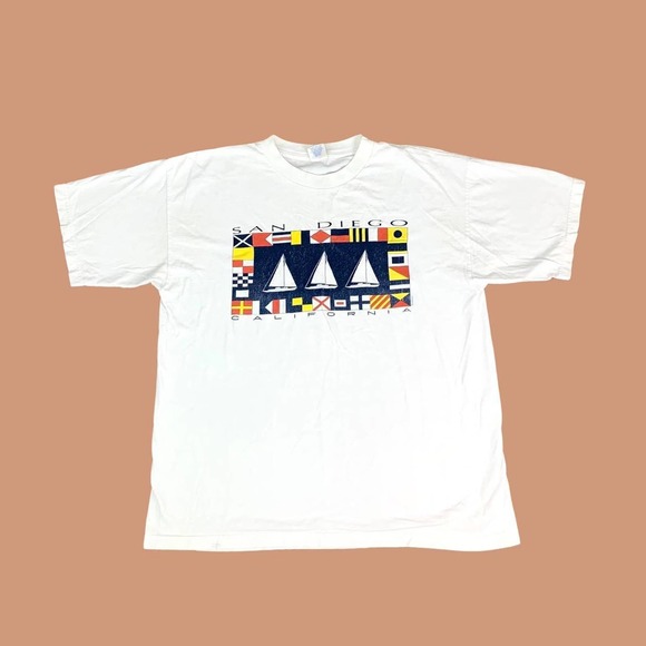 Vintage 90s San Diego T-shirt - Picture 1 of 3